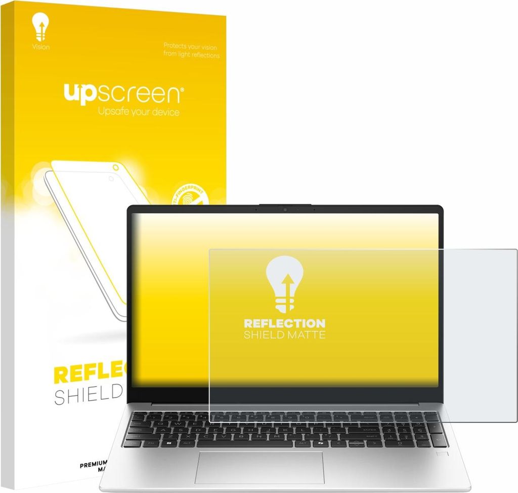 upscreen Schutzfolie für HP 255R G10 15.6" Displayschutz Displayschutzfolie Folie Matt Entspiegelungsfolie