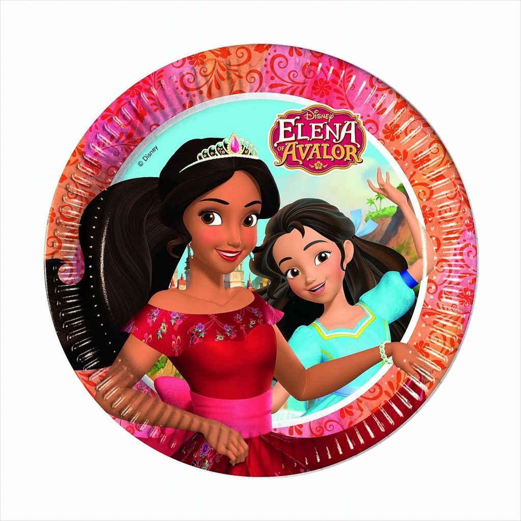 8 x papierové taniere Elena z Avaloru - veľké 23 cm Obrázok produktu 