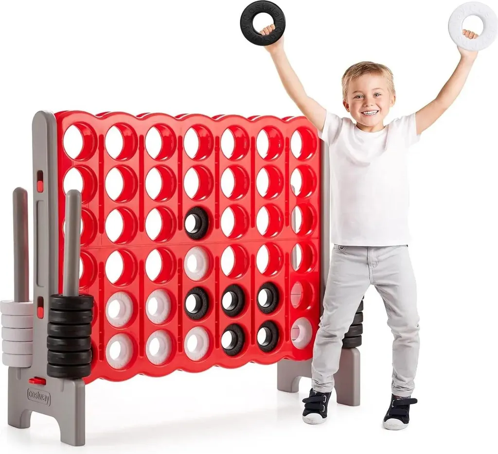 Quatre gagnants en plastique robuste : 42 anneaux XL pour 3 ans et +