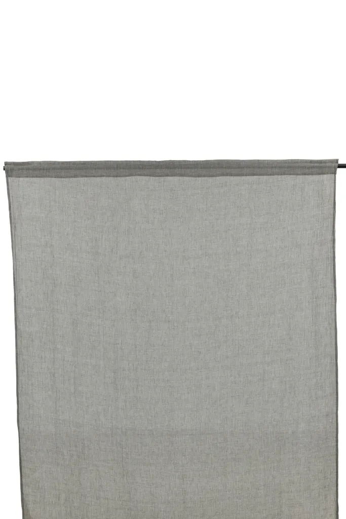 Rideau d'ameublement Elena gris foncé 290x135 cm en tissu tamisant