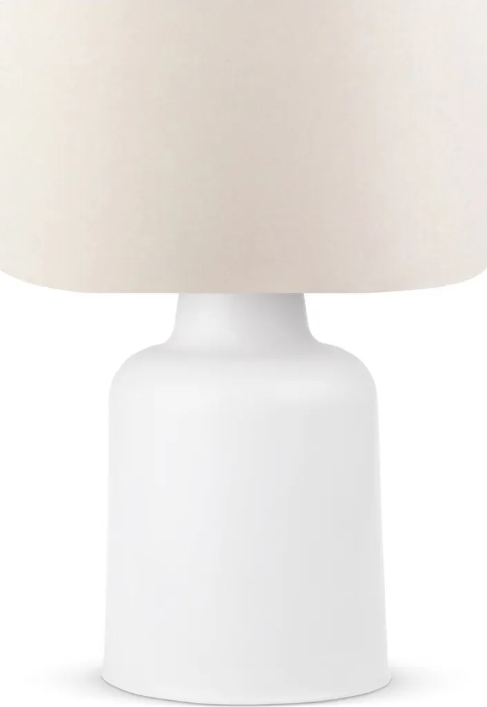 Opviq AYD-2532 Lampe de Table Crème en PVC 24x24x30 cm Design Chic