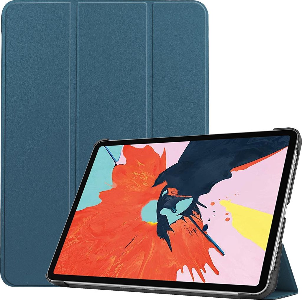 imoshion Trifold Klapphülle iPad Air 11 Zoll (2025) M3 / (2024) M2 / Air 5 (2022) / Air 4 (2020) - Dunkelgrün