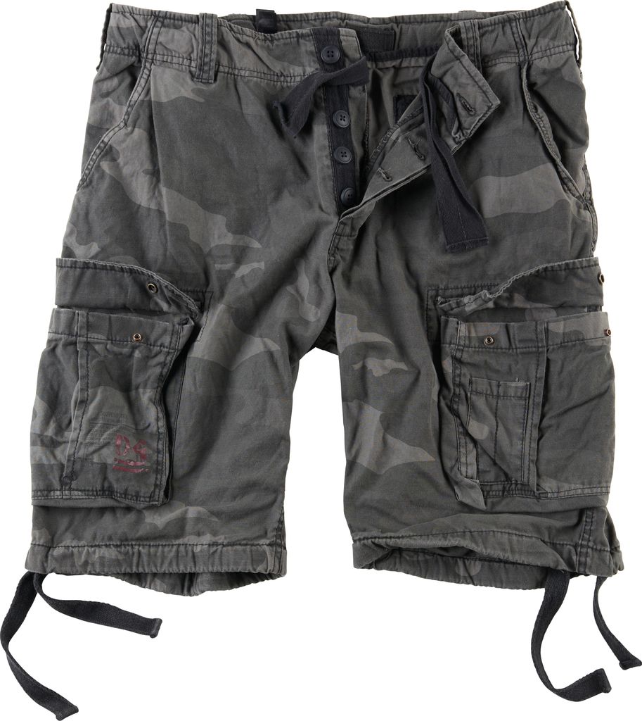 SURPLUS Airborne Vintage Shorts, blackcamo Produktbild 
