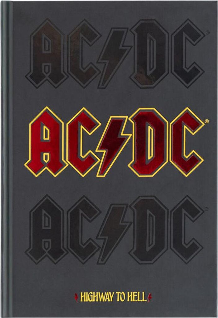AC/DC Premium Notizbuch im A5-Format