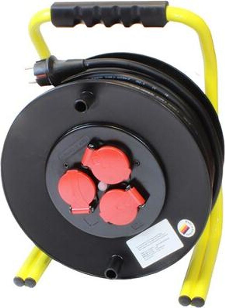 Kabeltrommel, Profi, Kunststoff 40 m, H07RN-F 3G1,5