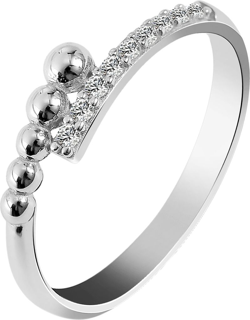 925/- Echt Silber Ring "Airin" mit Zirkoniabesatz, Produktbild 