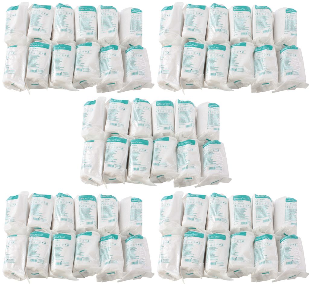 SEVICO Gipsbinden Babybauch Rollen 60er Set -  60x Gips Produktbild 