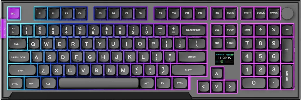 Clavier Gaming Silencieux pour Streaming et Compétition Gateron Red