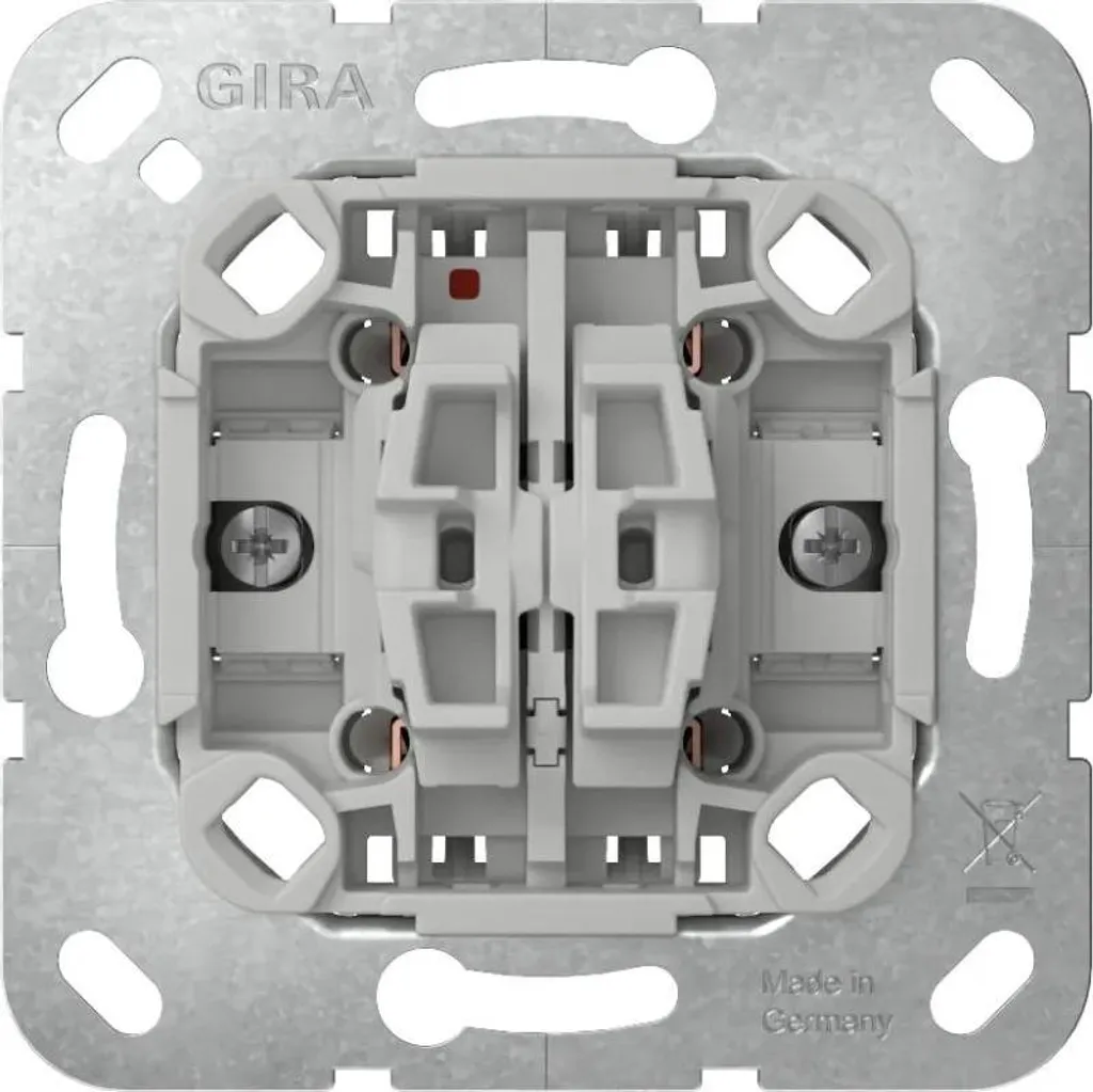 Bouton-poussoir électrique saillie Gira 315800 pour circuit d'éclairage