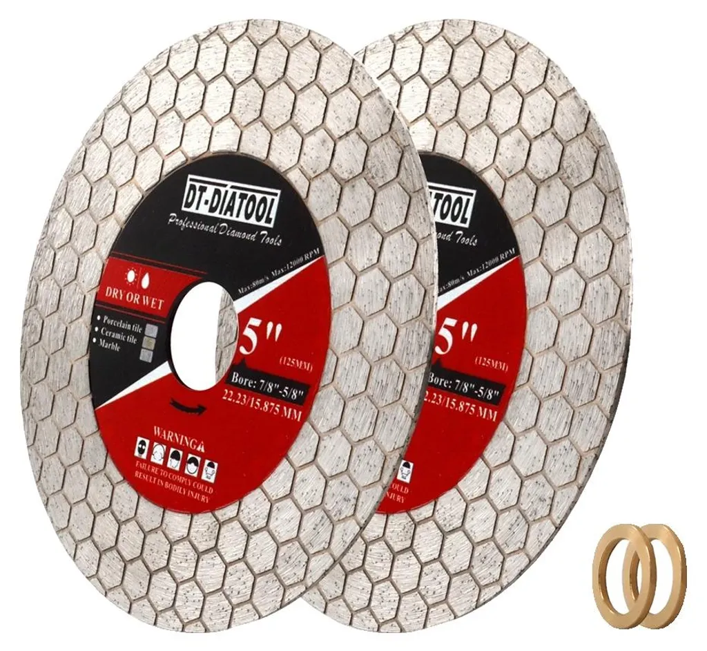 Lot de 2 disques à tronçonner 125 mm multifonction pour meuleuse d'angle