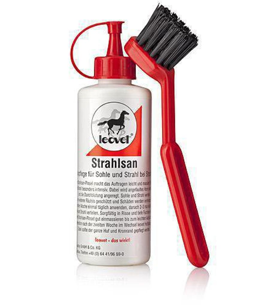 leovet StrahlSan mit Pinsel 200ml bei Strahlfäule