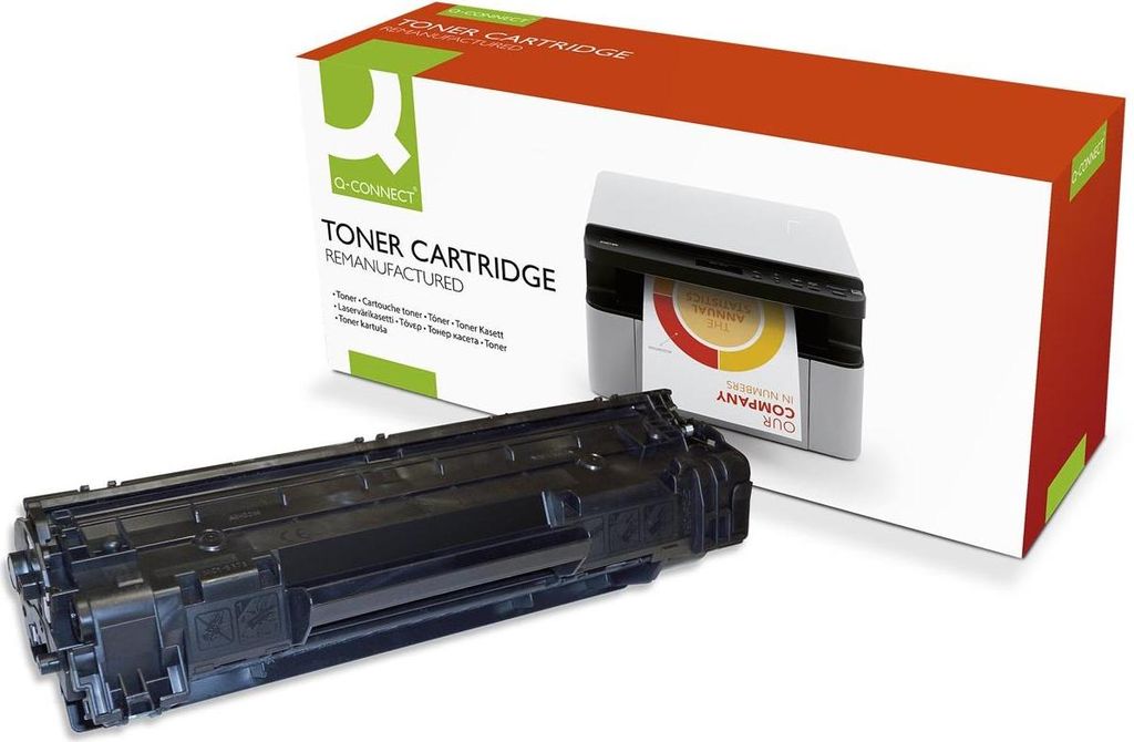 Q-CONNECT – schwarzer Toner 1600 Seiten für OEM CE285A