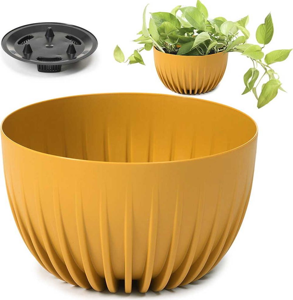 Lamela | Blumentopf | Mira Schüssel | ECO | Orange | 30 cm