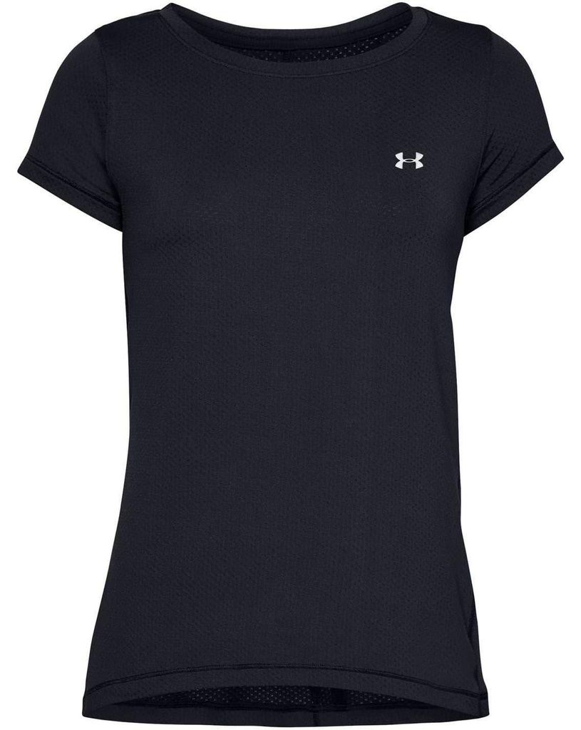 Under Armour - "Performance" T-Shirt für Damen, HeatGear, Training, kurzärmlig GT16704 (34 DE) (Schwarz)