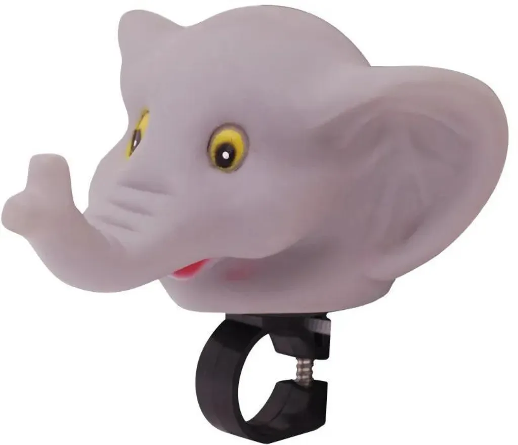 Klaxon de vélo Lifefit Elephant Gris pour enfant avec fixation simple