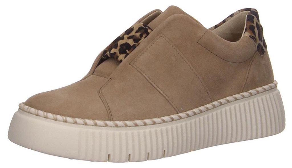 Gabor Straßenslipper(Trott) Abs.b.25 mm in beige, Gr. 5