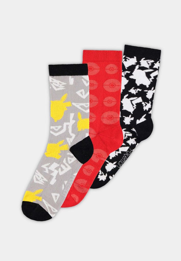 Pokémon Socken Uni Crew multicolor EU 39-42