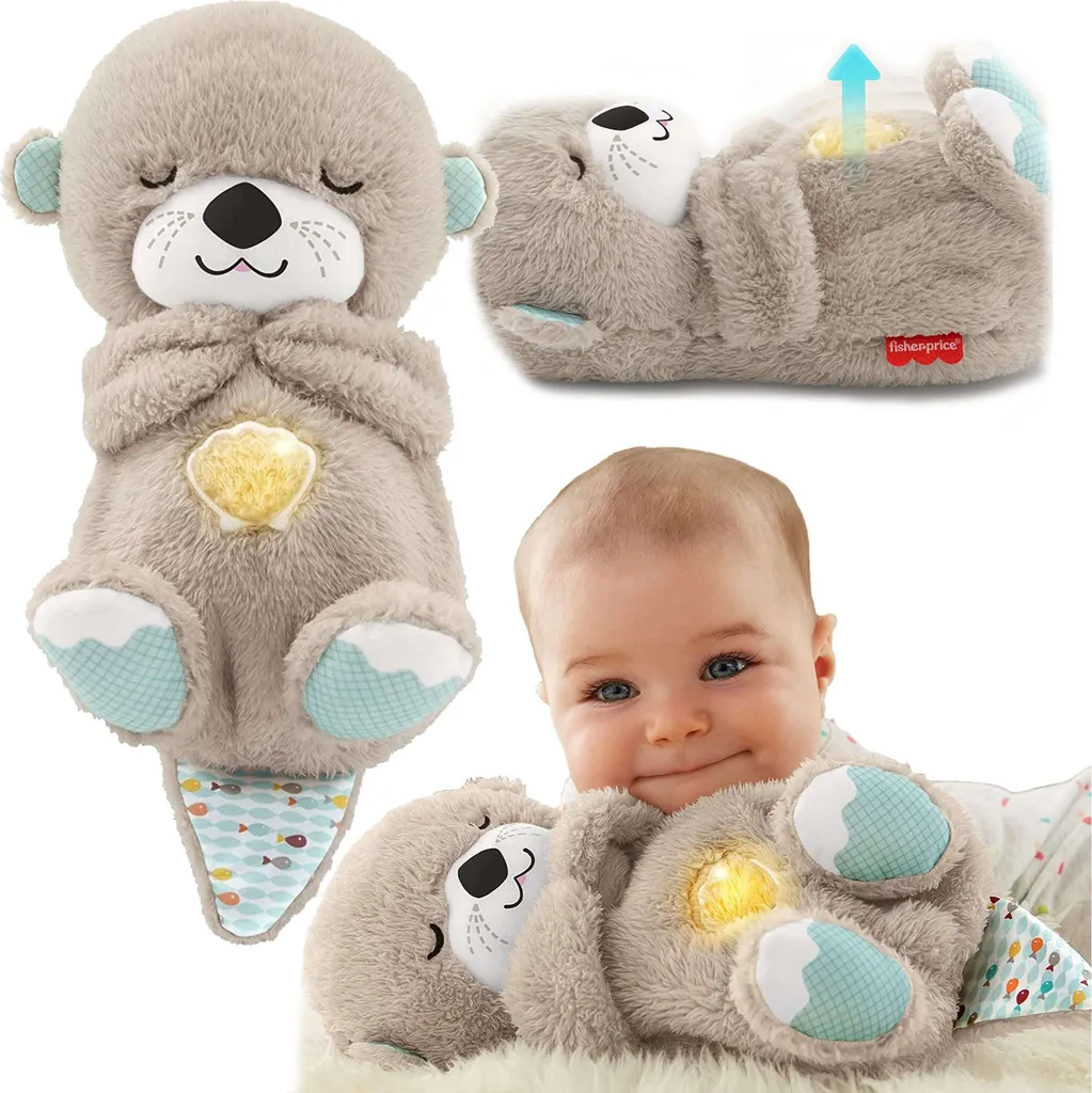 Loutre câline Fisher-Price peluche veilleuse respirante bébé
