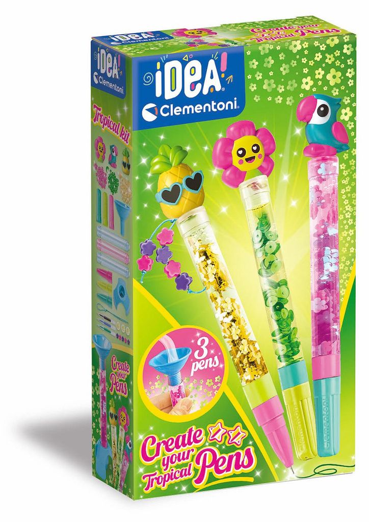 Clementoni IDEA Crée tes stylos - Tropical Image du produit 