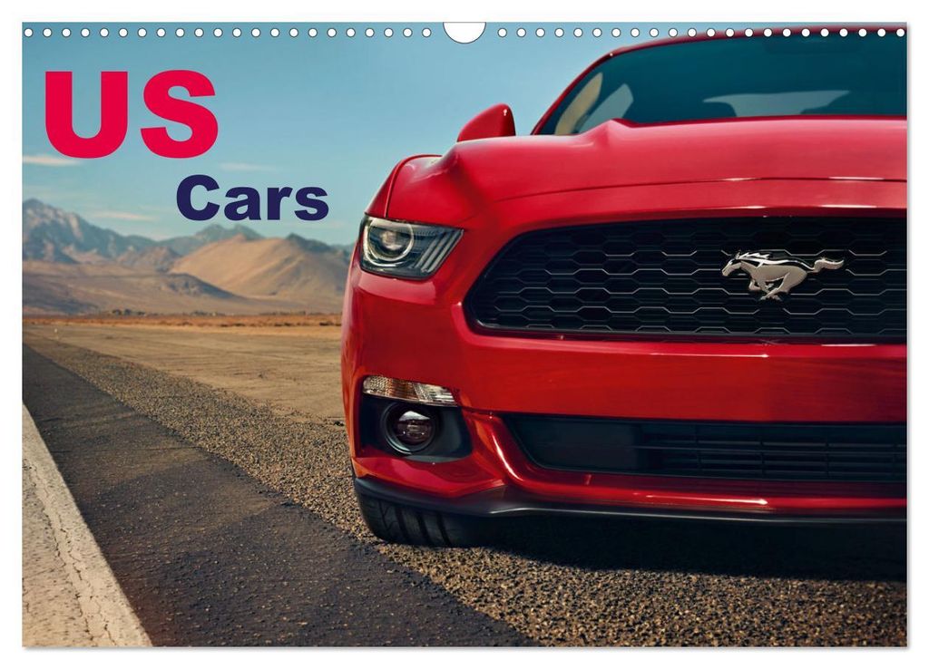US Cars Kalender (Wandkalender 2027 DIN A3 quer), CALVENDO Monatskalender