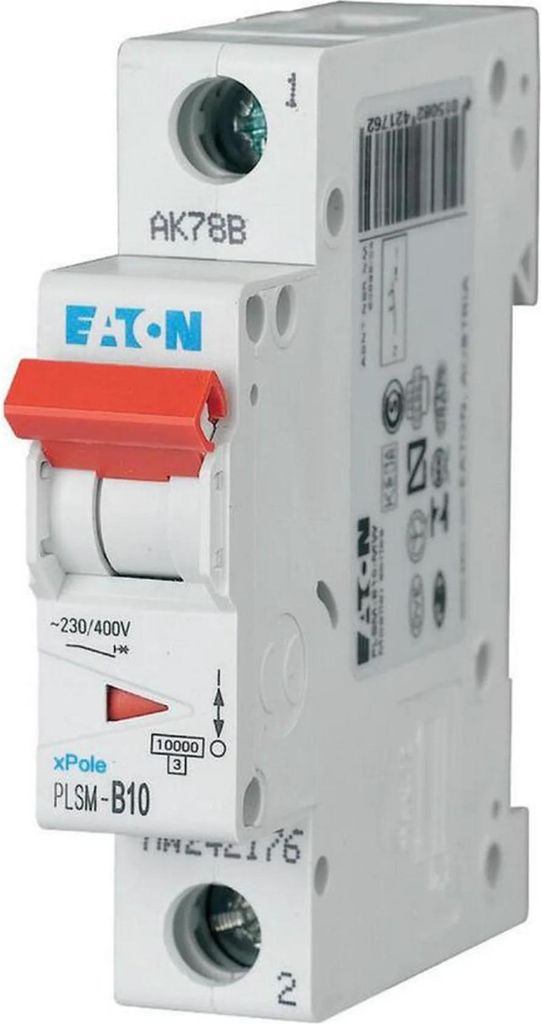 Eaton LS-Schalter 10kA B 20A/1pol 1TE Eaton PLSM-B10-MW, 1 Stk.