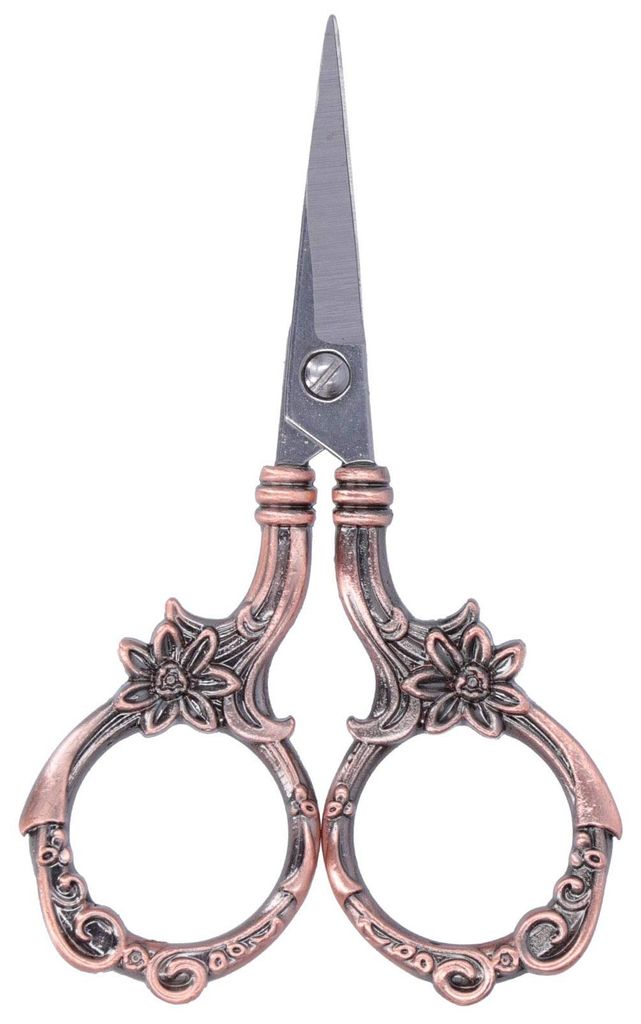 Vintage-Nähschere aus Edelstahl, Fadenschneider, antike Nähschere, Nähzubehör, Schneiderschere, kleine Schere, Stickschere, Schneiden, Sticken,...