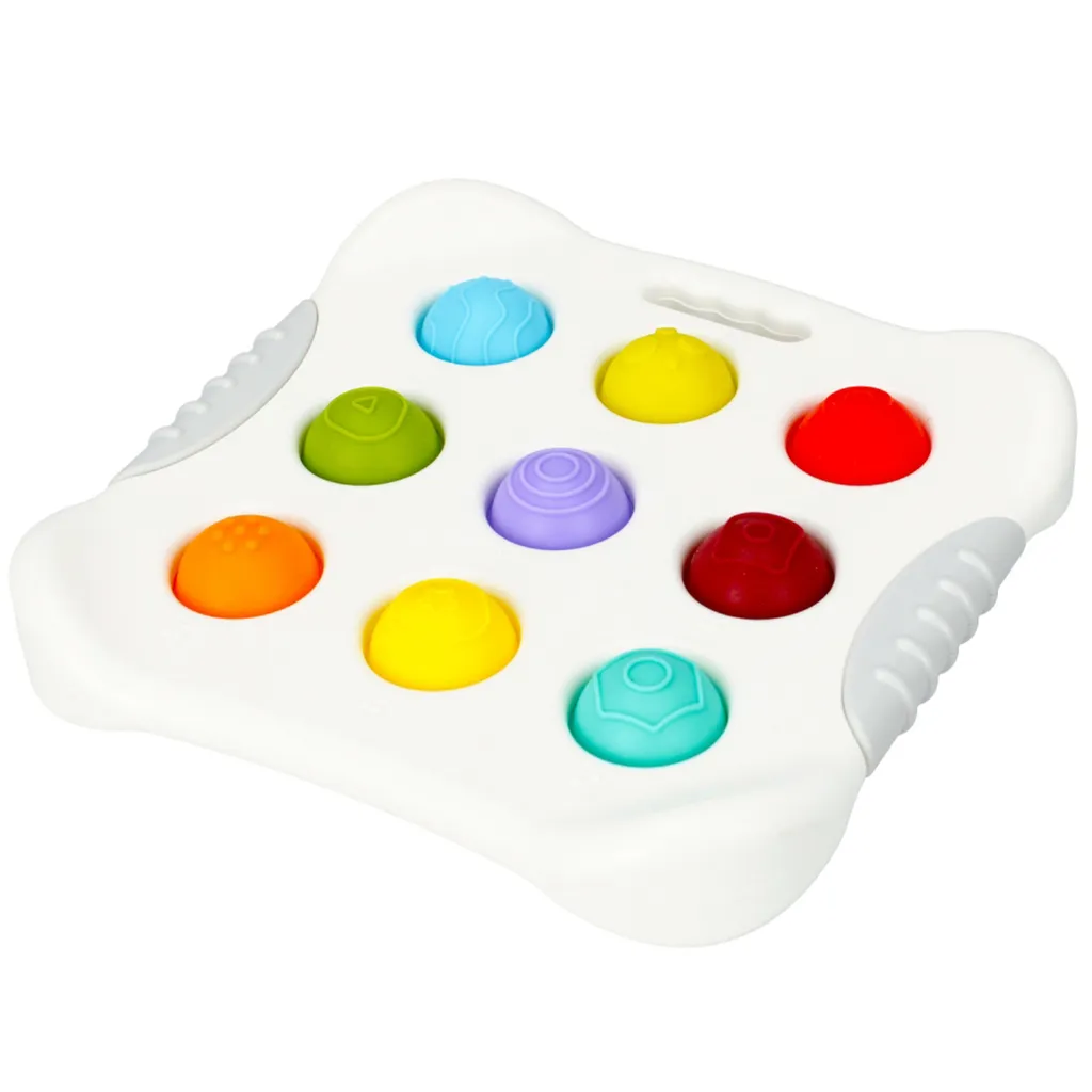 Tableau de Bord Sensoriel BAM BAM avec 3 Balles de Texture Variées