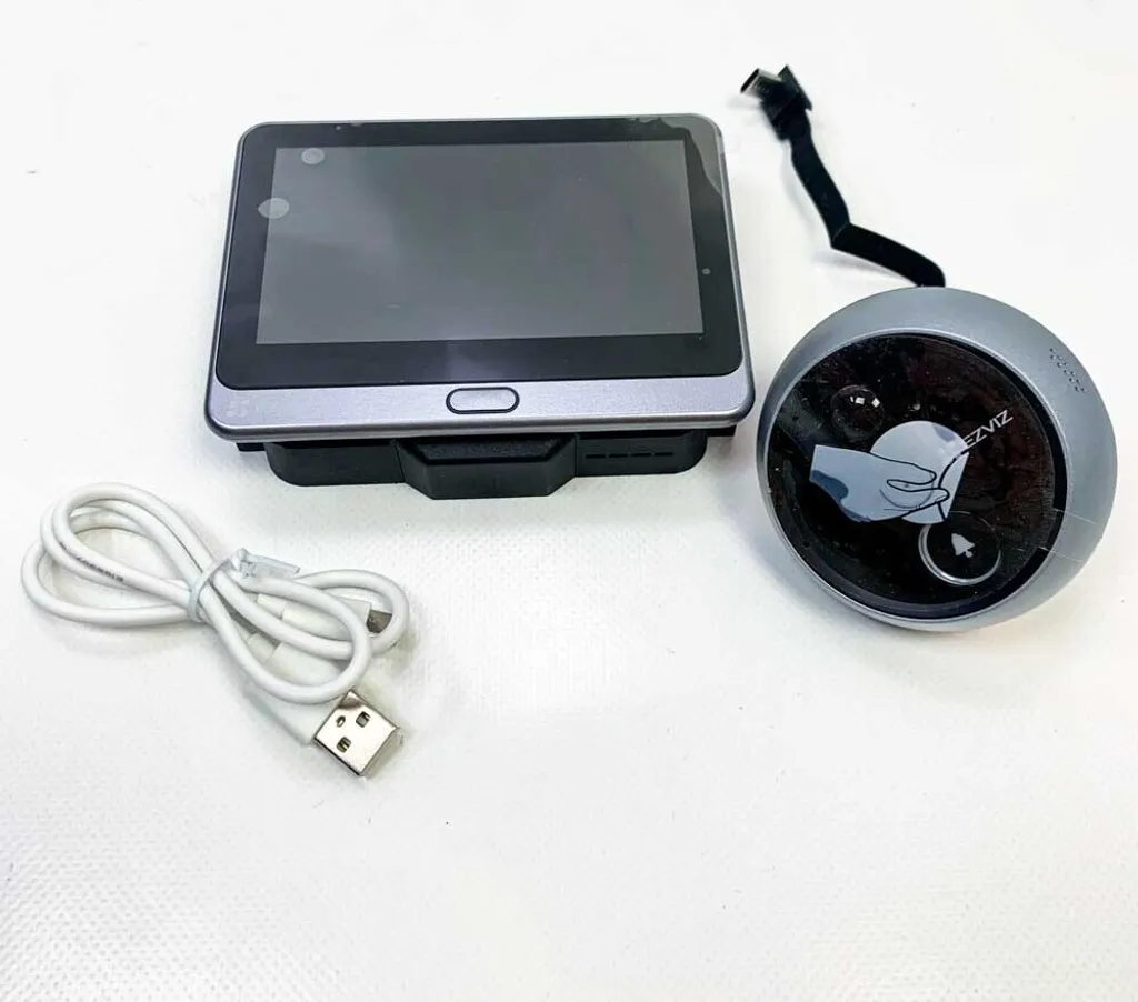 Sonnette de porte grand angle 166° avec détection IA et batterie 4600mAh