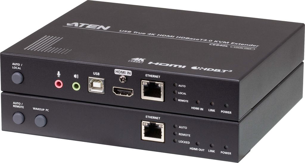 ATEN CE840 USB True 4K HDMI KVM Extender, HDBaseT 3.0