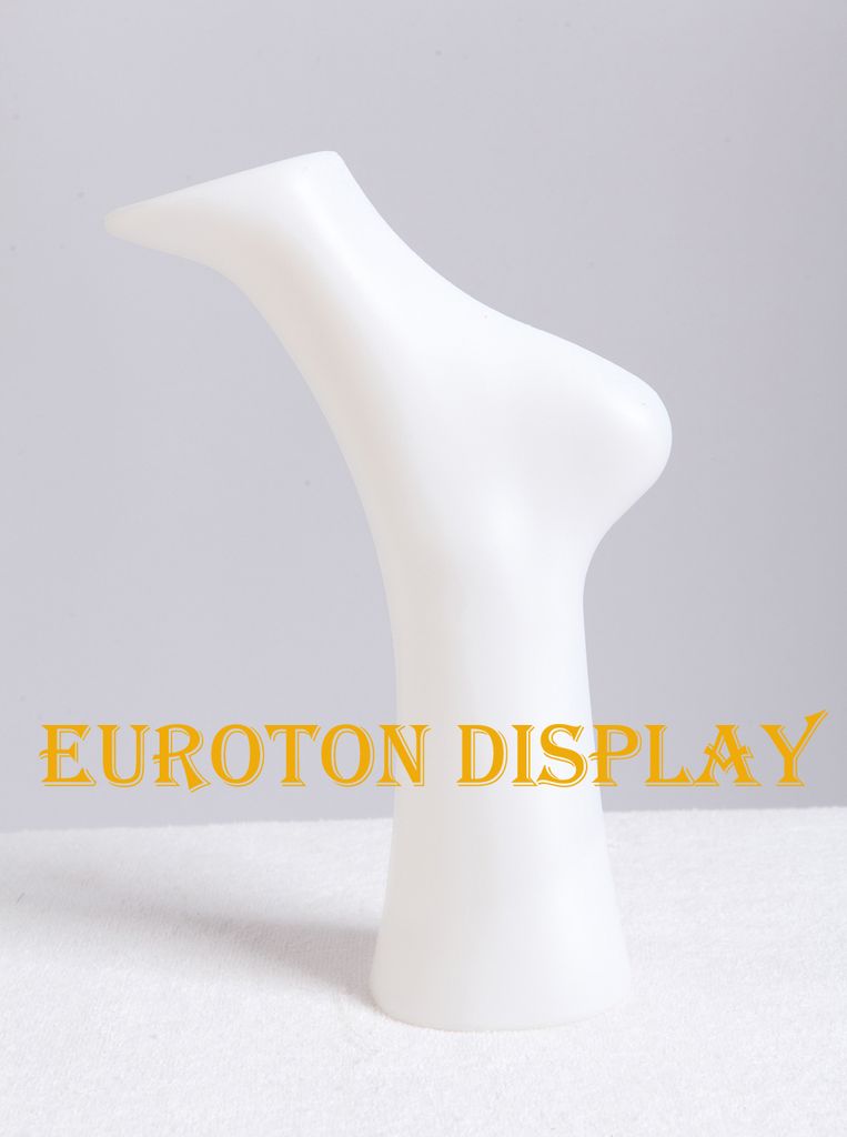 T-3W Weiblicher Deko-Fuß. Weiß Füße Schaufenster schick modern