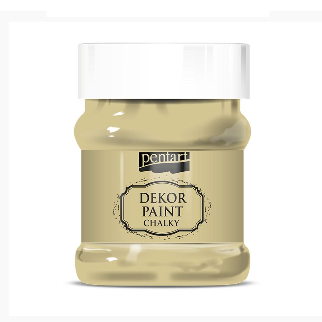 PENTART Dekorfarbe Chalky, 230 ml, Eierschalenweiß