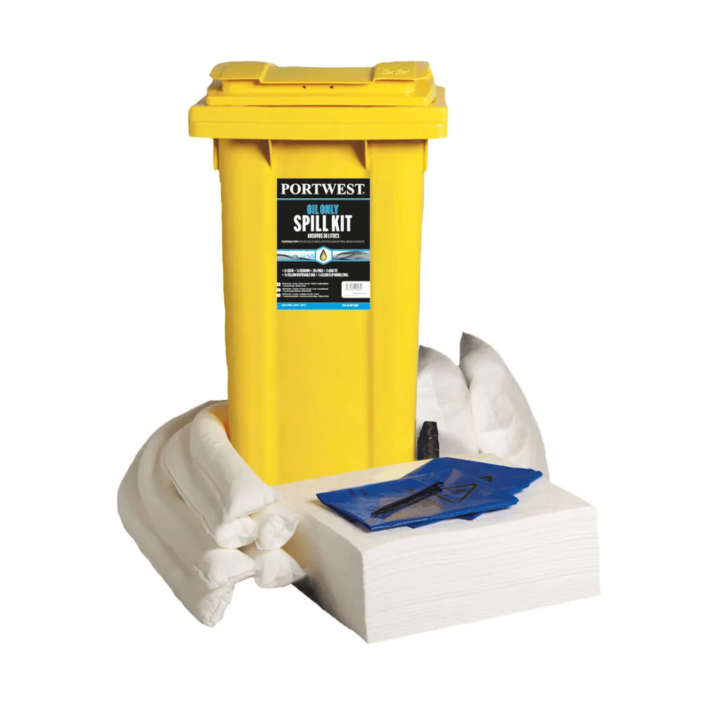 Stopper les fuites d'huile avec le kit Portwest SM63 120L en fût