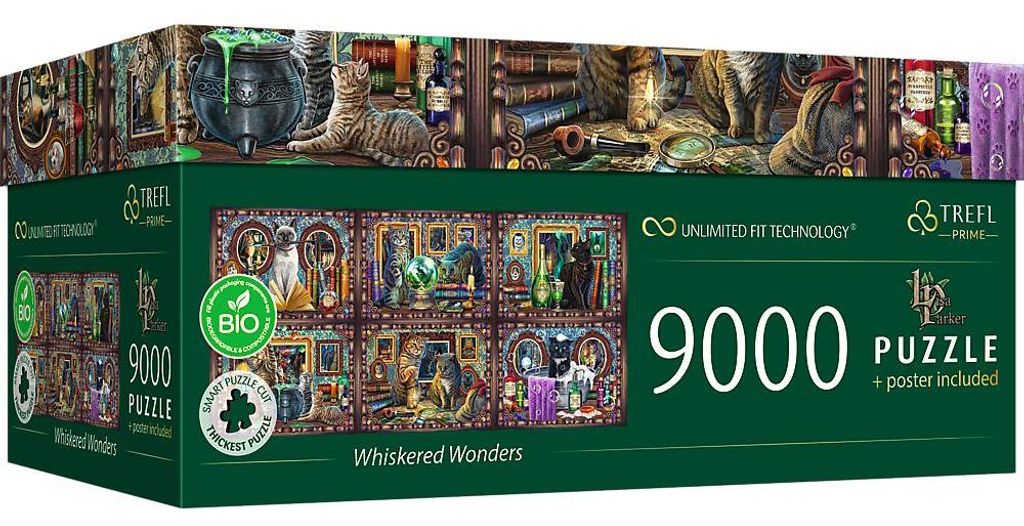 TREFL Puzzle UTF Katzenanhä nger 9000 Puppen Produktbild 