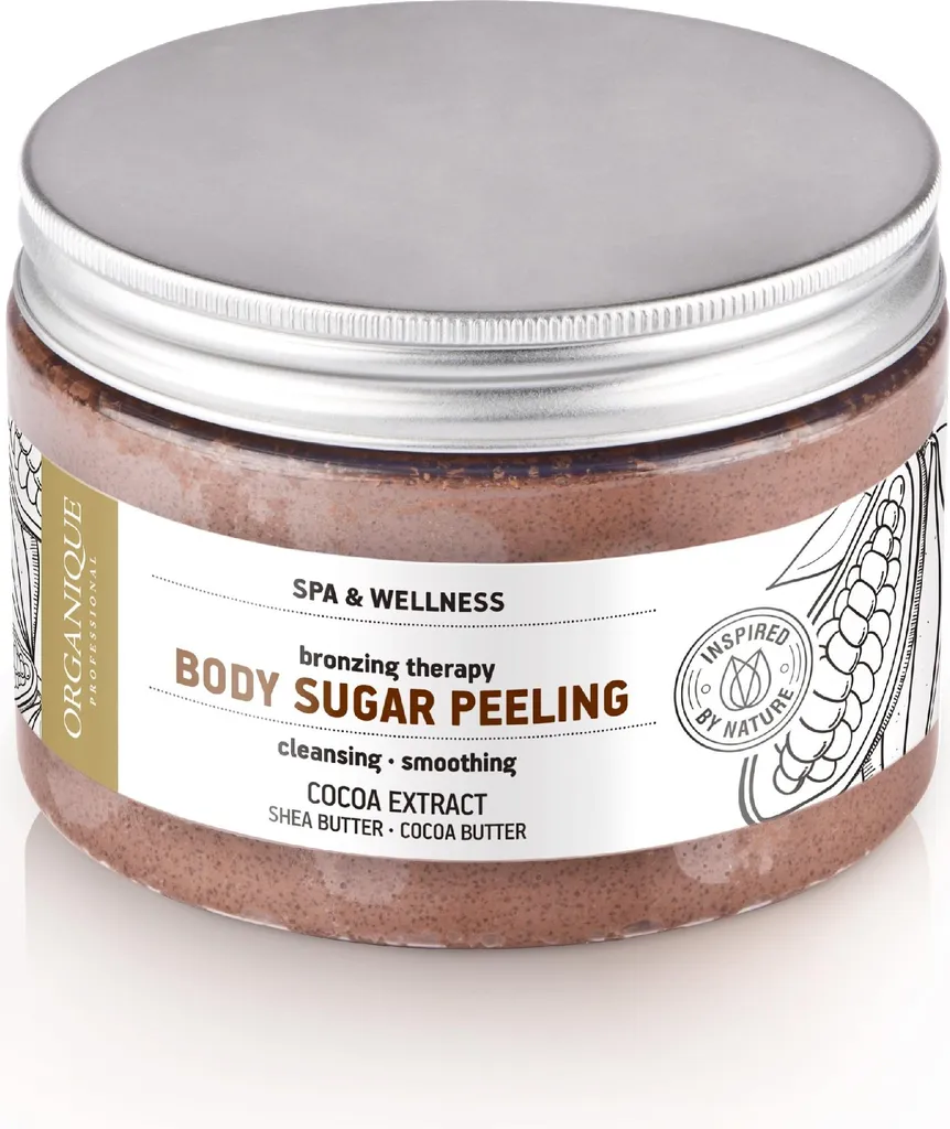 Organique Bronzing Therapy Esfoliante Corpo 450ml - Scrub Zucchero e Cioccolato