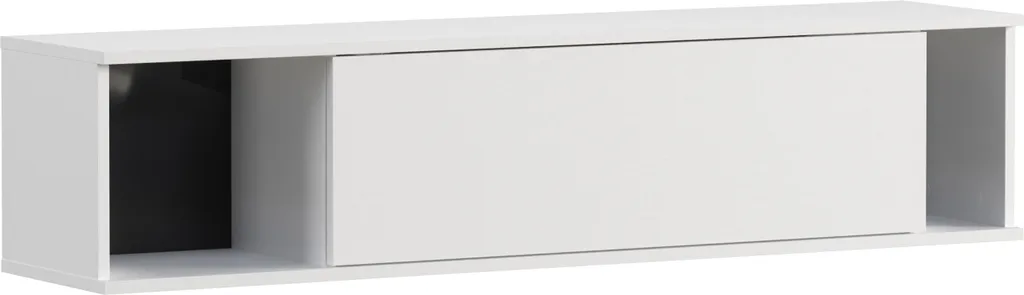 Étagère suspendue FULTON blanc - Tablette murale design minimaliste