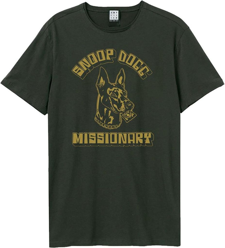 Amplified - "Missionary" T-Shirt für Herren/Damen Uni GD4291 (M) (Holzkohle)