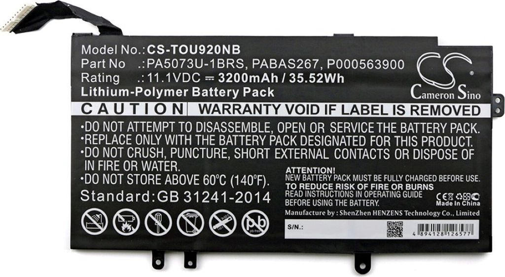 Akku für Laptop Toshiba Satellite U920t