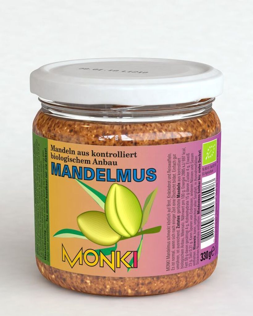 Monki Amandelpasta met zout  (330 gr) Produktbild 