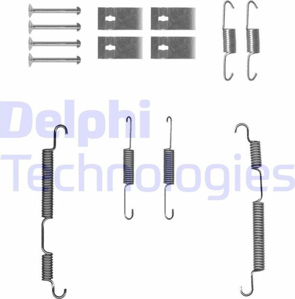 DELPHI Zubehörsatz Bremsbacken LY1427 Hinten für OPEL Karl (C16)