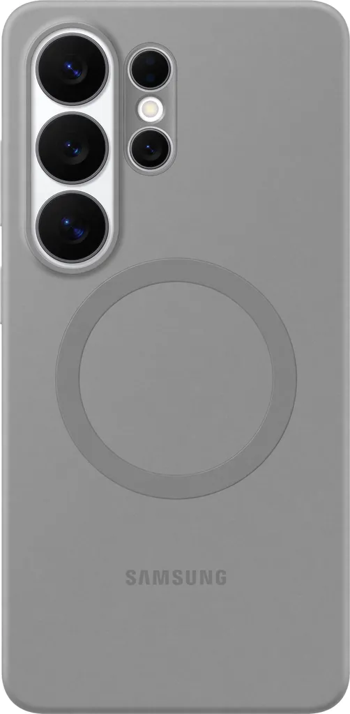 Étui Samsung S26 gris pour usage quotidien et protection écran 6,9 pouces