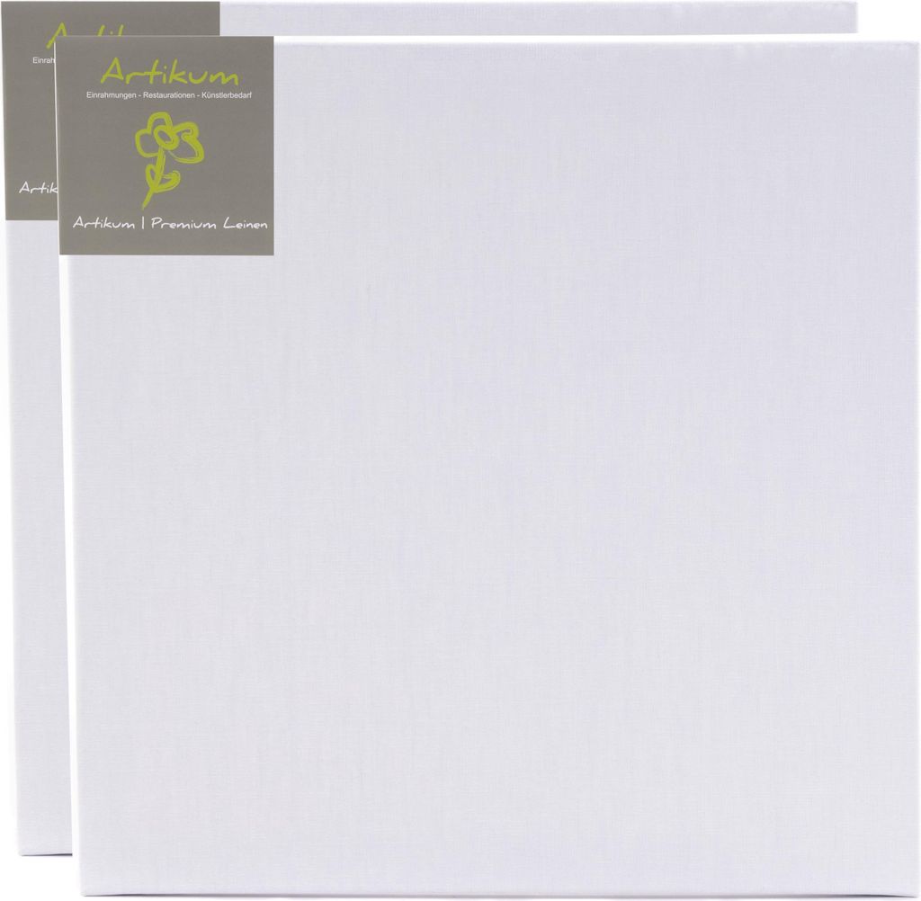 2x Artikum | PREMIUM LEINEN 70x70cm | Leinwände auf Produktbild 