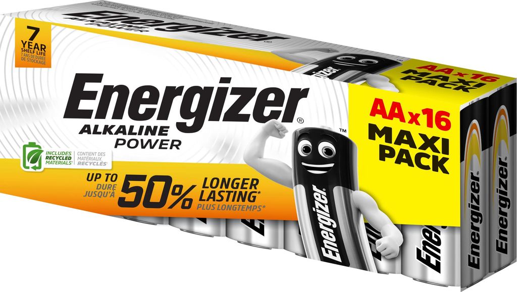 LR6 16 BOX Alk Power AA ENERGIZER Immagine del prodotto 