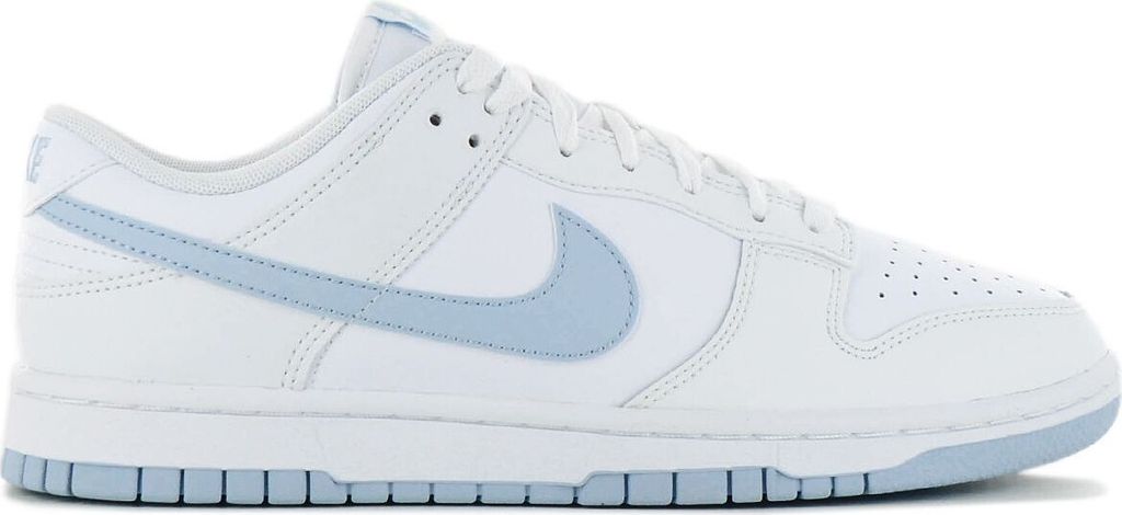 Nike Dunk Low Retro - Herren Sneakers Schuhe Leder Weiß DV0831-109 , EU 41 US 8