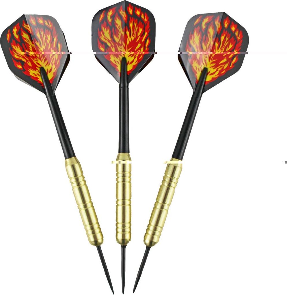 Darts MASTER Plated Brass 3 Stück, Stahl 21g