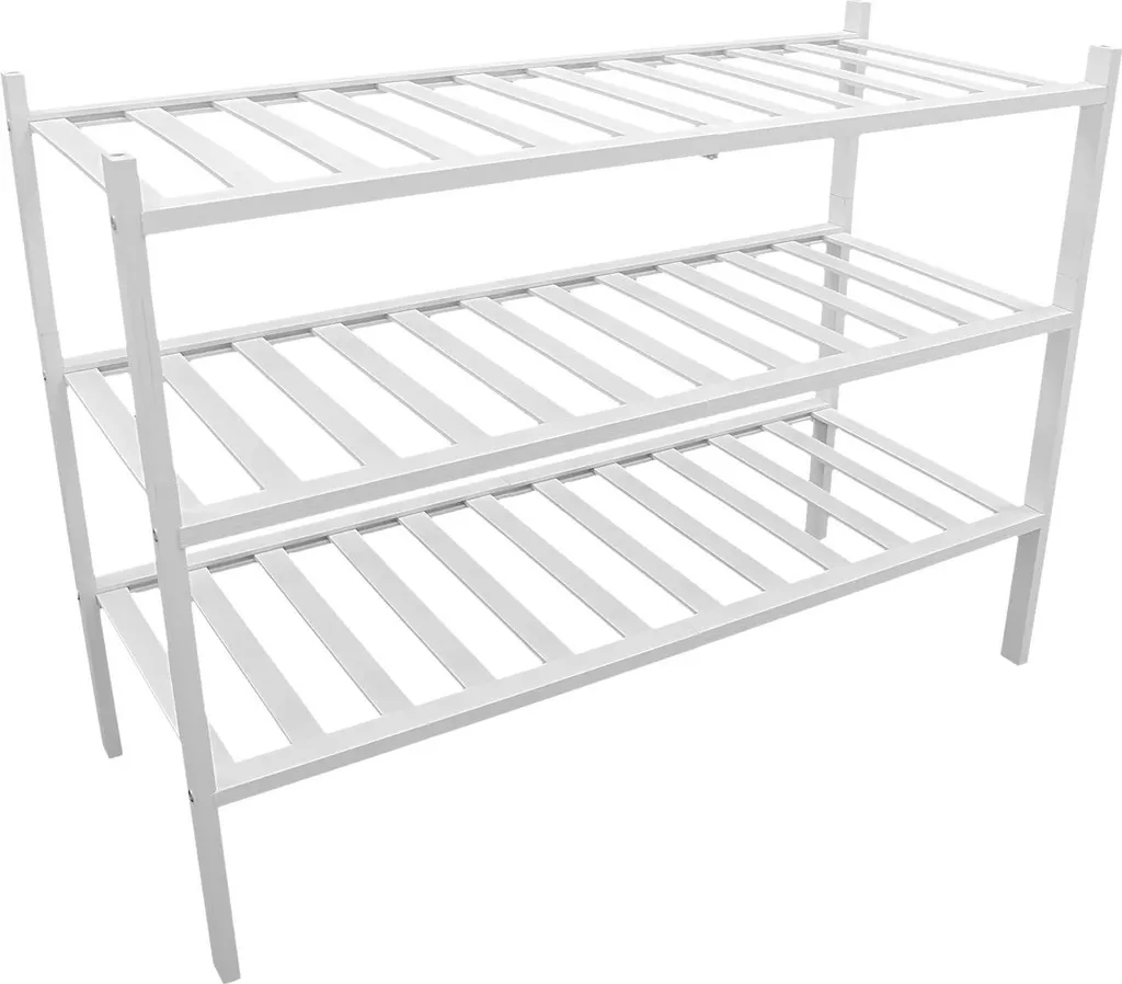 Scaffale Salvaspazio 3 Ripiani Bianco - Organizer Bagno e Cucina