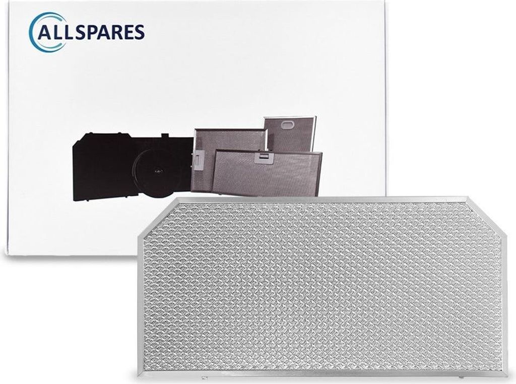 AllSpares Metallfilter für Dunstabzugshauben geeignet für (249x510x9mm)