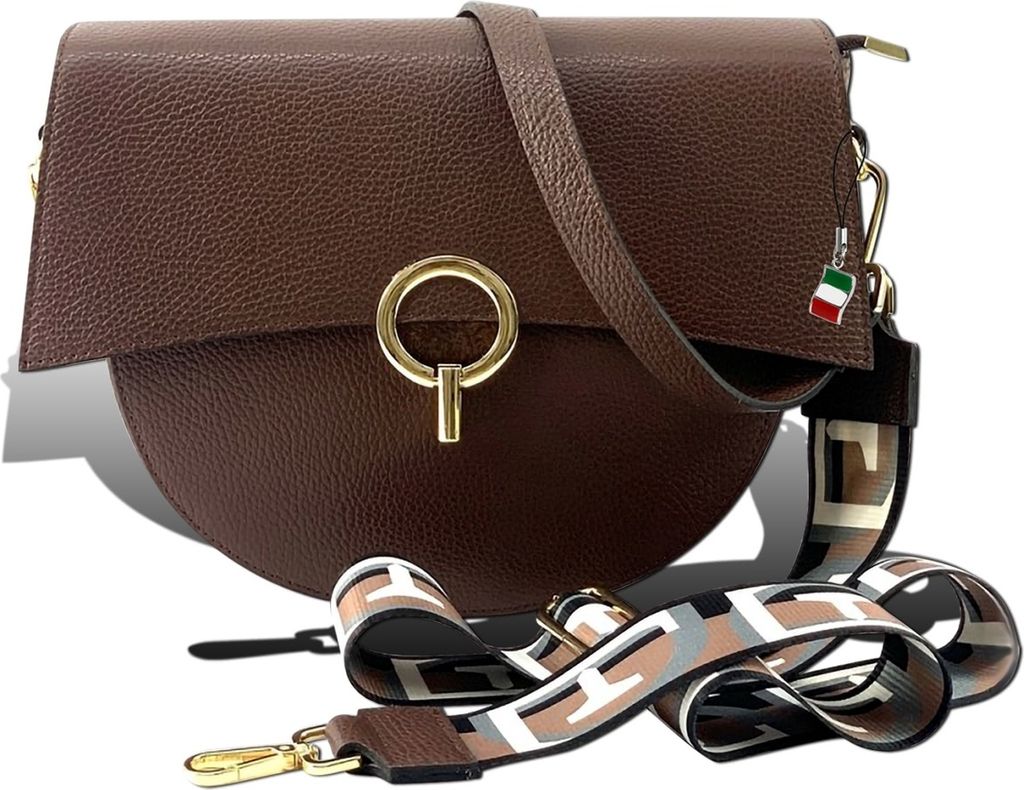 Citytasche dunkelbraun Florence Tasche Leder D2OTF824N