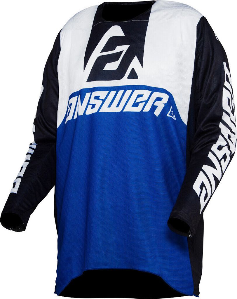 Answer Trinity Voyd Motocross Jersey, schwarz/blau/weiß, 2XL