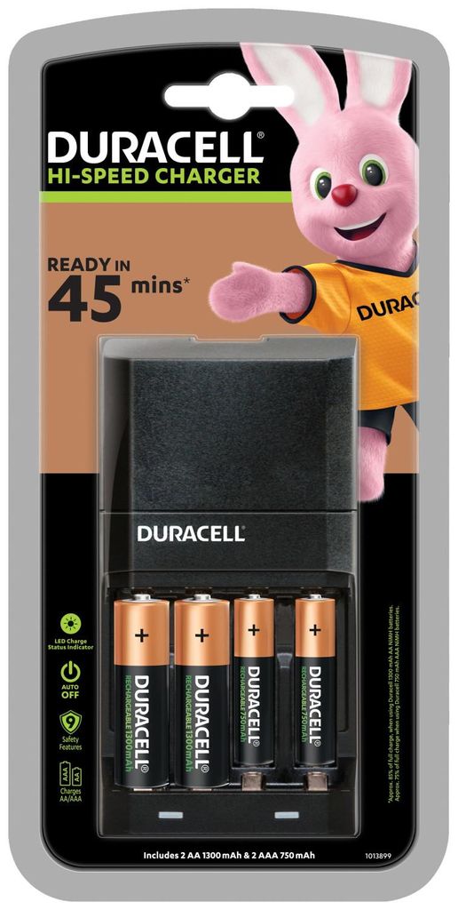 Caricabatterie Duracell Hi-Speed 15 min CEF27 Immagine del prodotto 