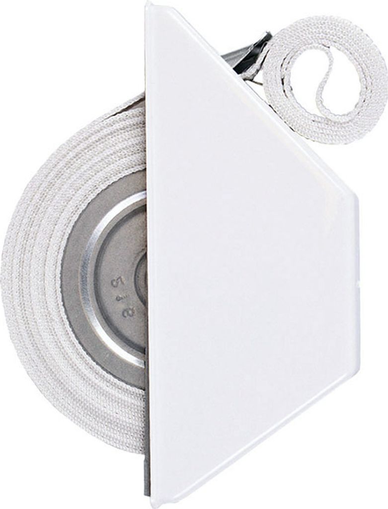 INOVATEC Rollladen Halbeinlass Gurtwickler weiß Mini 5 m Gurtband